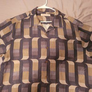 MEN'S TOMMY BAHAMA 100% SILK SHIRT XL